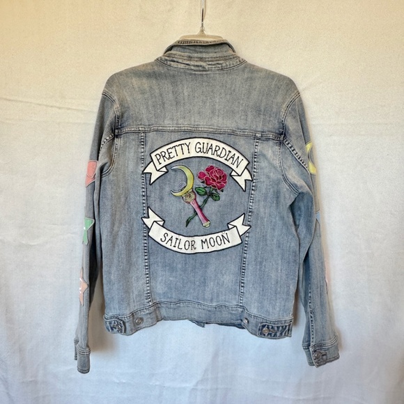 Sailor Moon Patched Denim Jean Limited Edition Jacket - Picture 1 of 10